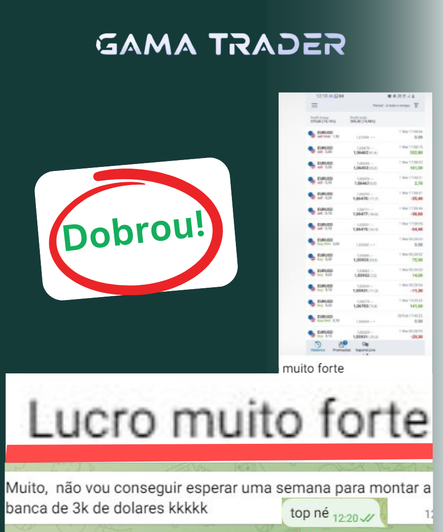 DEPOIMENTO 1 GAMA TRADER FOREX